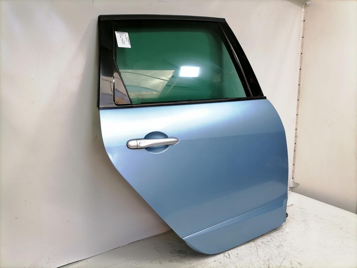 Renault Scenic 3 original T&uuml;r hinten rechts Terpa Hellblaumetallic Rohbau Bj.2011